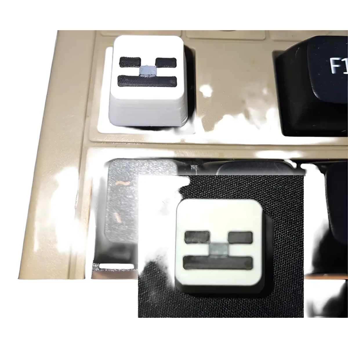GENERICO - Keycap -  Esqueleto Minecraft
