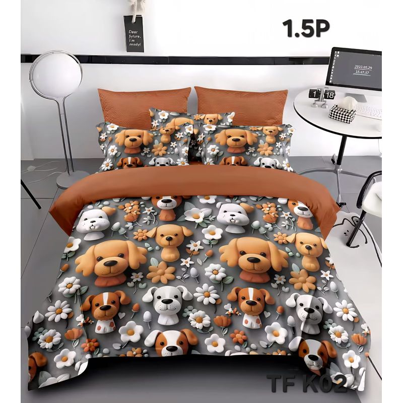 GENERICO - Quilt de Verano 1.5 Plazas Efecto 5D TFK02