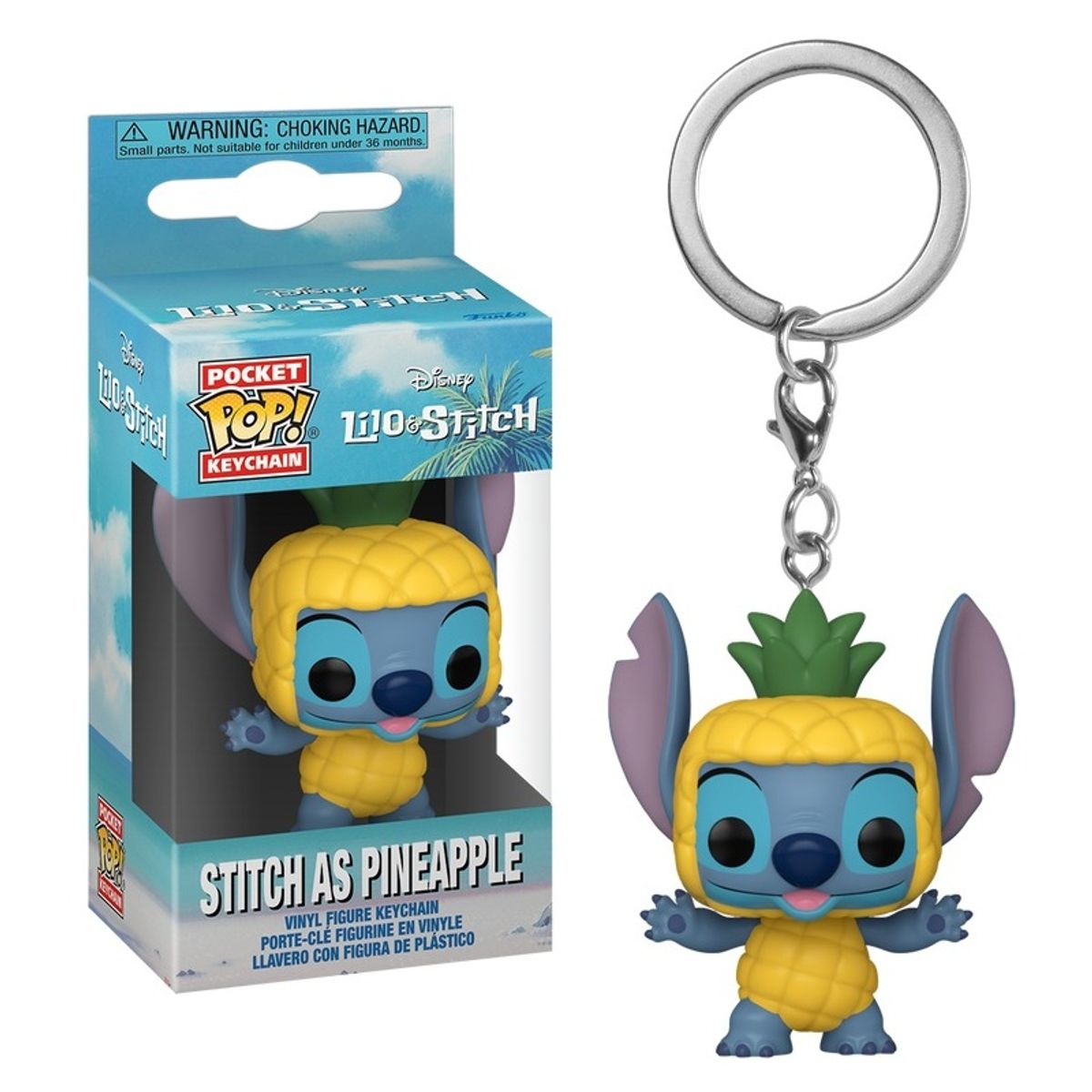 FUNKO - Funko Pop Disney  Llavero Stitch Piña