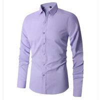 Camisa casual manga larga para hombre