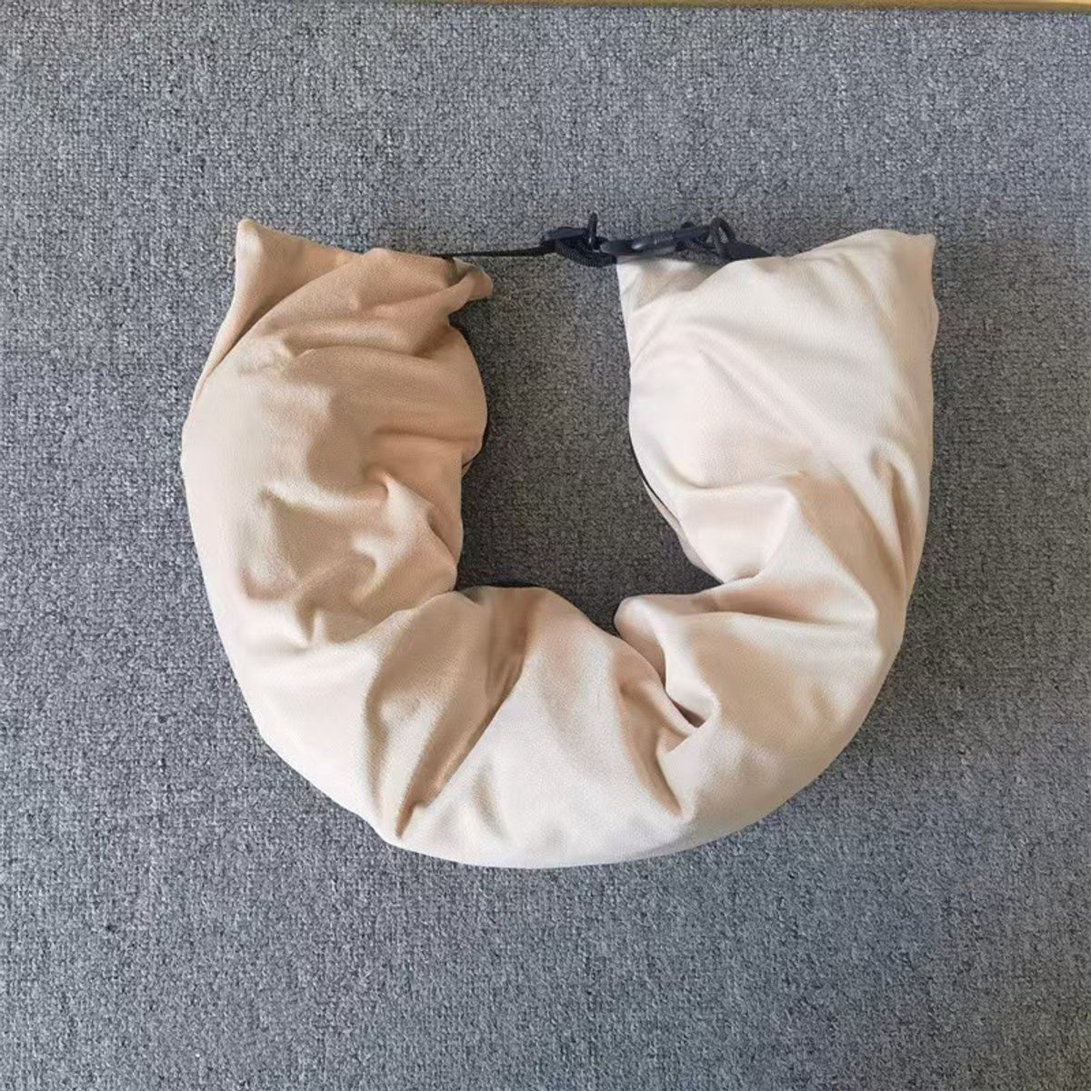 ATURE - Almohada Cuello Para Rellenar Ahorra Espacio Avión Y Viajes