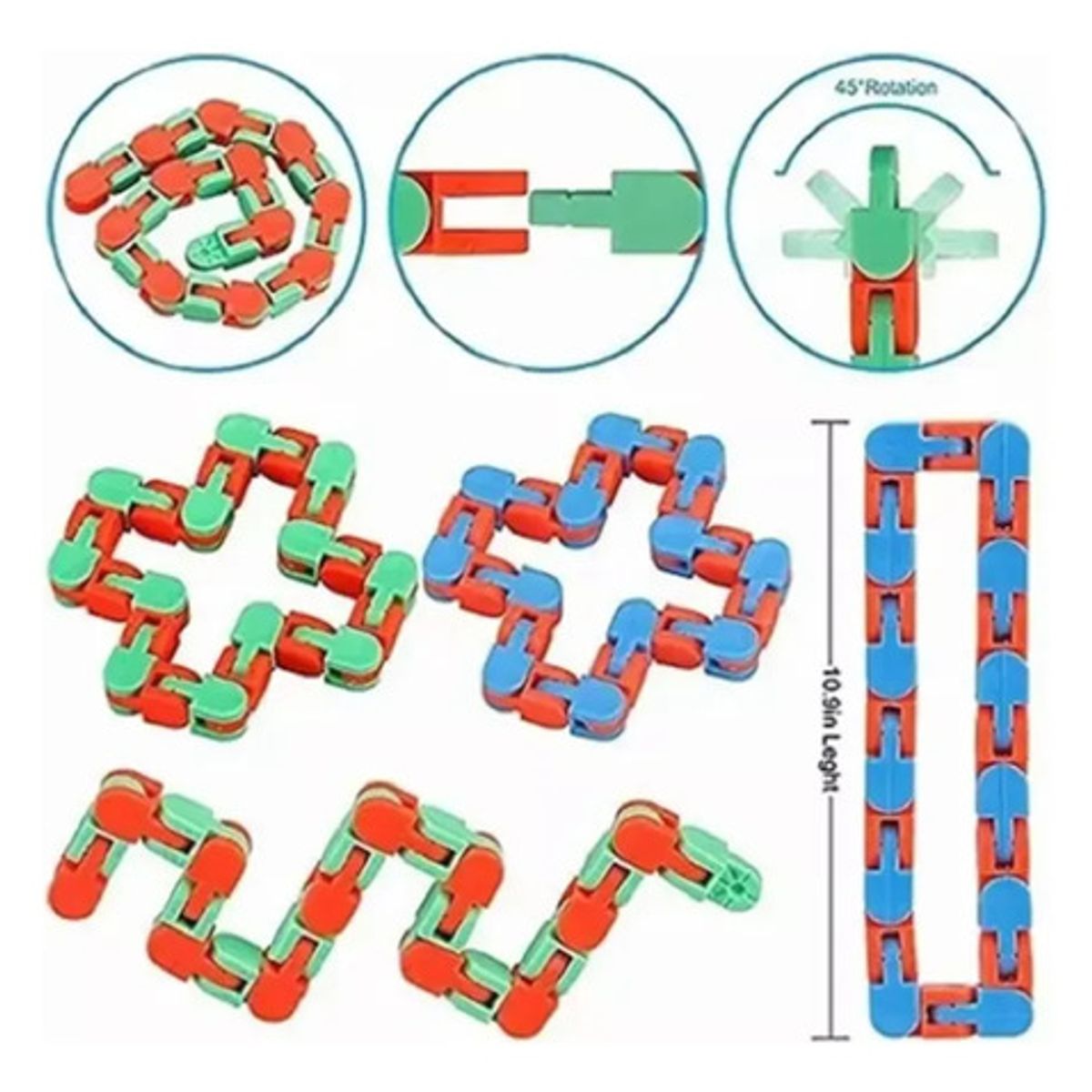 GENERICO - Set 23 Piezas Fidget Cube Juguete Sensorial Anti Estrés