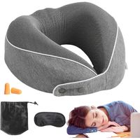 Gris Almohada De Cuello Para Viaje Trabajo