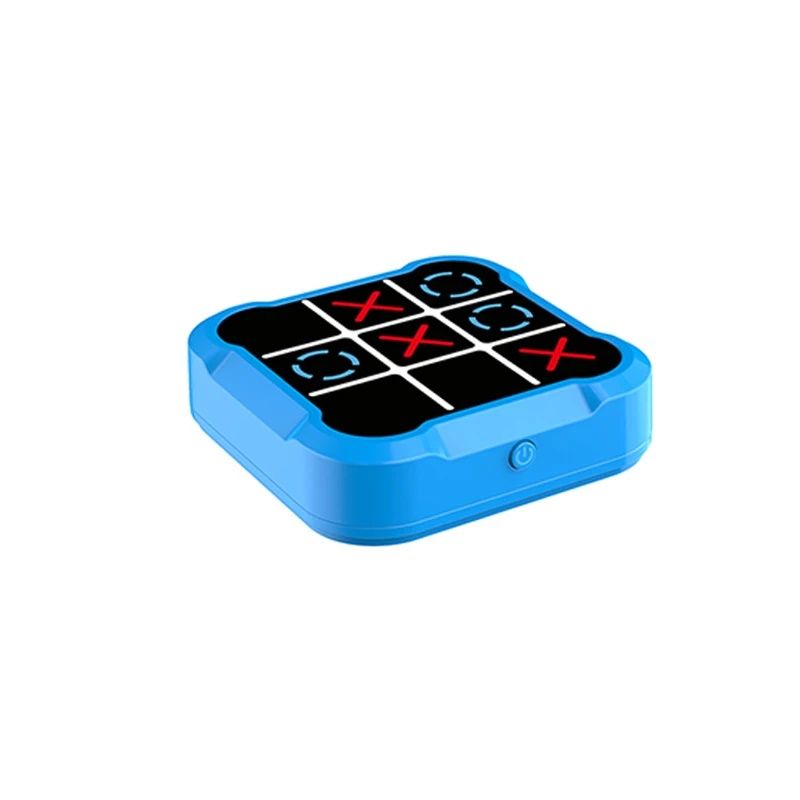 GENERICO - Juego de GATO electrónicos de mesa Tic-Tac-Toe azul para niños wym