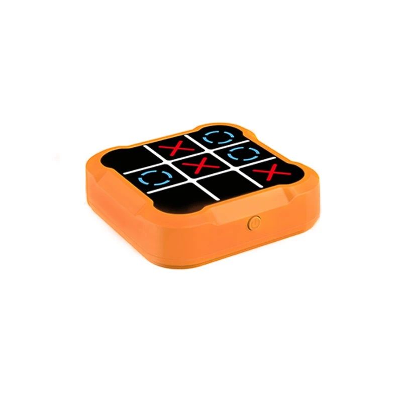 GENERICO - Juego de GATO electrónico Tic-Tac-Toe naranja para niños wym