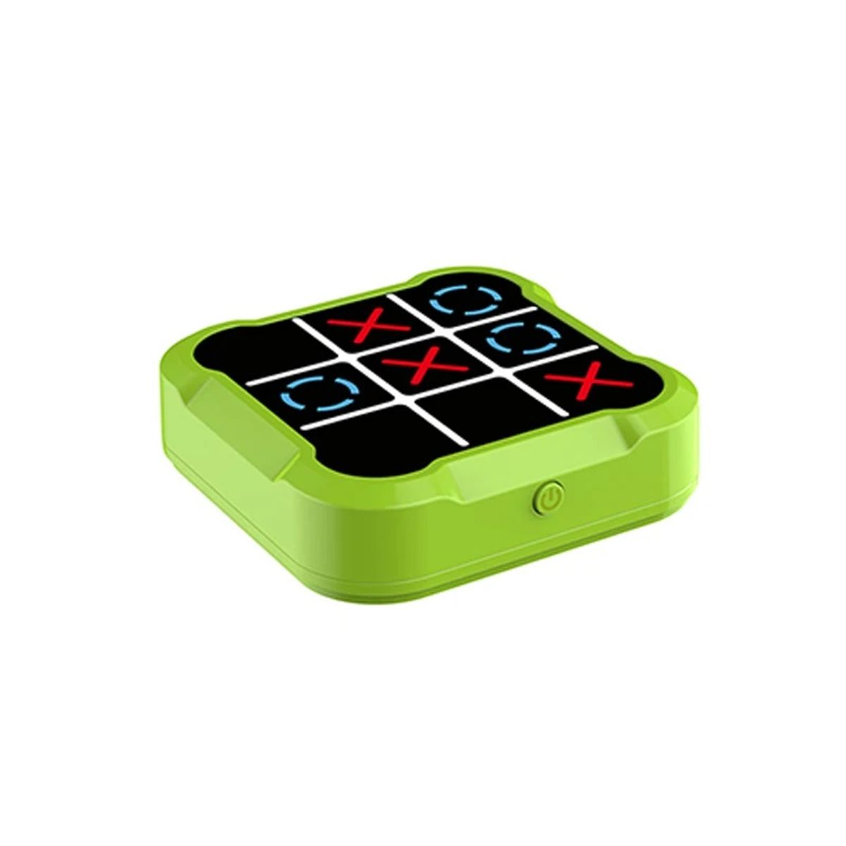 GENERICO - Juego de GATO electrónico Tic-Tac-Toe verde para niños wym