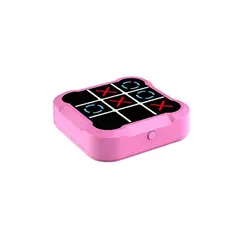 GENERICO - Juego de GATO electrónico Tic-Tac-Toe rosa para niños wym