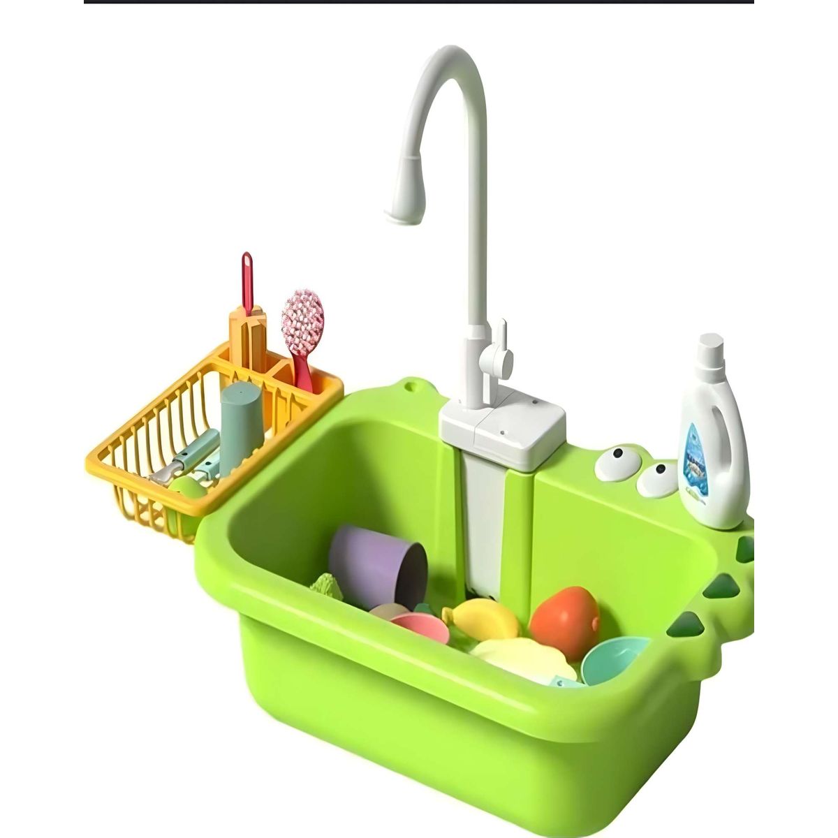 GENERICO - LAVA VAJILLAS DE JUGUETE VERDE
