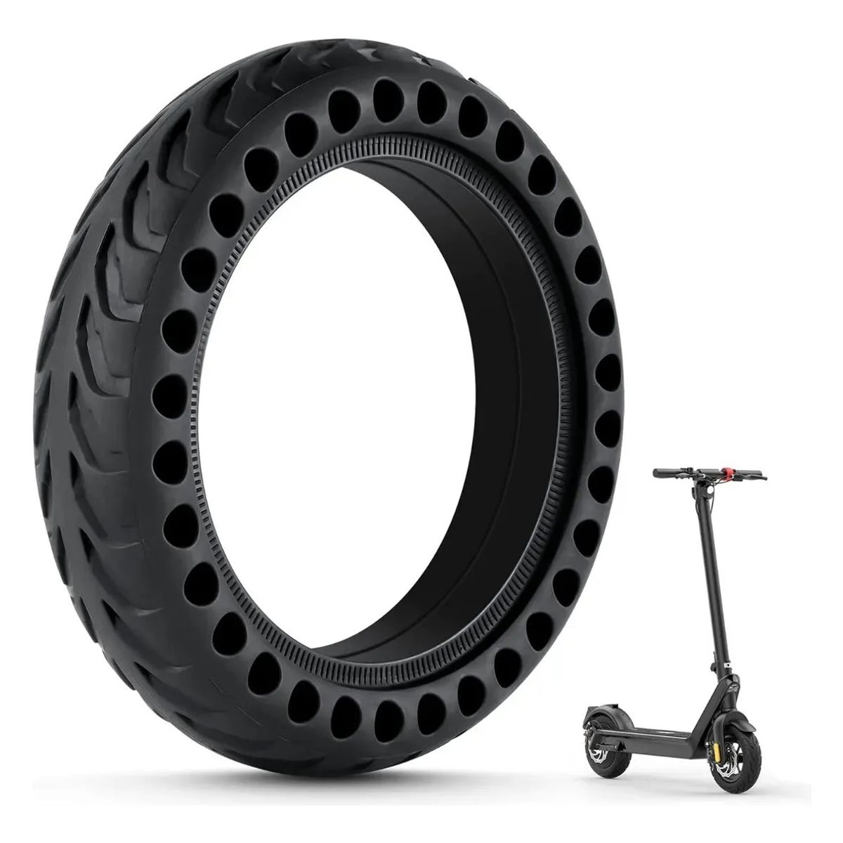 GENERICO - Neumático Para Scooter Xiaomi M365/ Muvter - 1 Rueda Solida