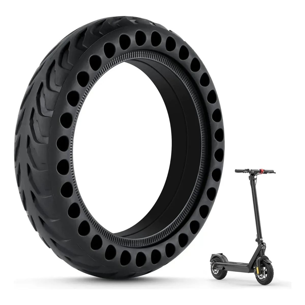 GENERICO - Neumático Para Scooter Xiaomi M365/ Muvter - 1 Rueda Solida