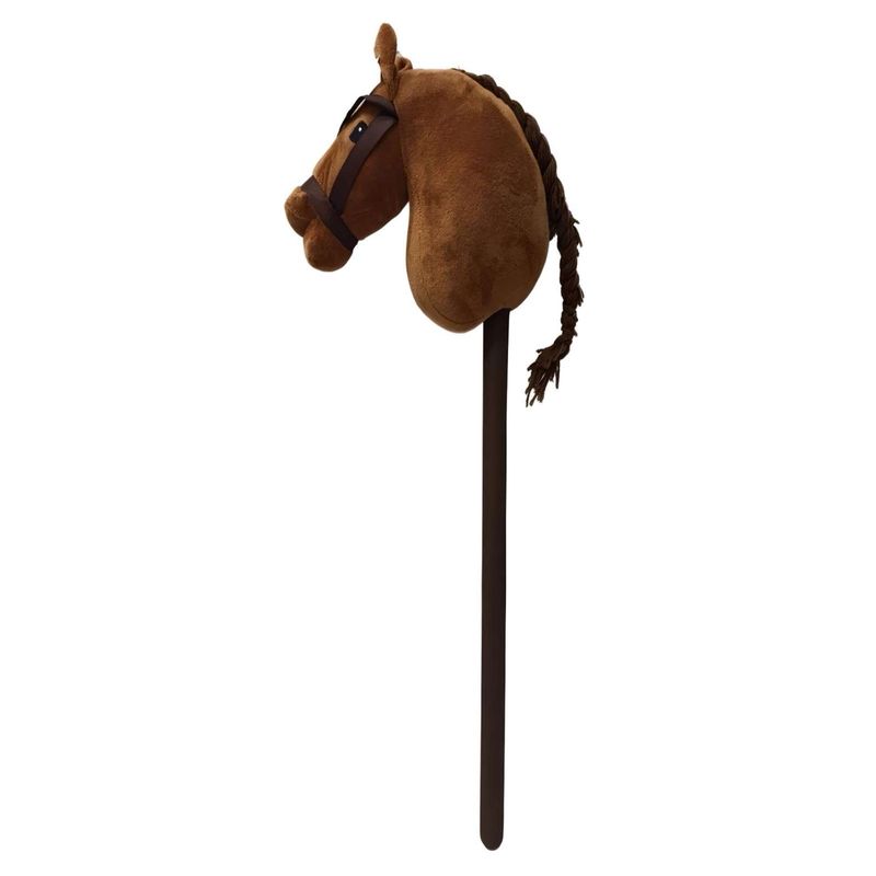 GENERICO - Caballo de Madera Con Sonido Café