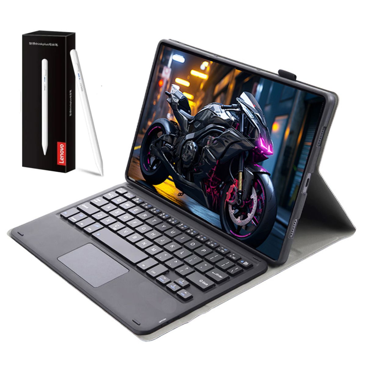 LENOVO - Lápiz Lenovo BP16  táctil y Funda con Teclado Lenovo M11 K10 Negro