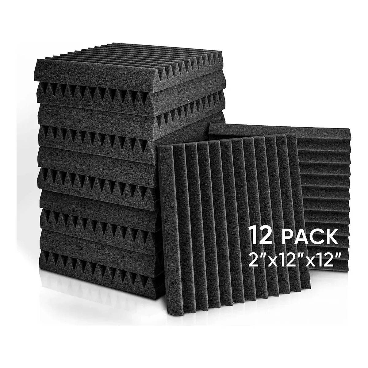 KUANGYE - 12x Espuma Acústica Aislante Alta Calidad 30x30x25cm