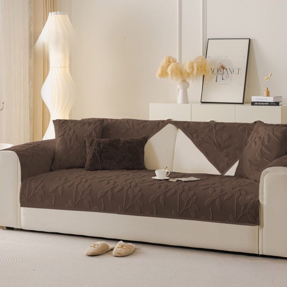 GENERICO - FUNDAS  MAT SOFA DE 5 PIEZAS FACIL INSTALACION