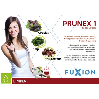 Imagen 2 del producto Prunex1 de Fuxion desintoxicante y limpieza de colon