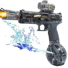 BRO TOUMI - Pitola de agua electrica LED de alta velocidad Negro