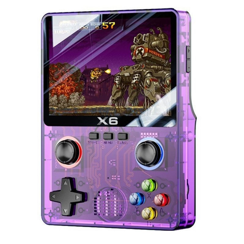 BRO TOUMI - Consola Portatil Retro Game X6 32G Morado