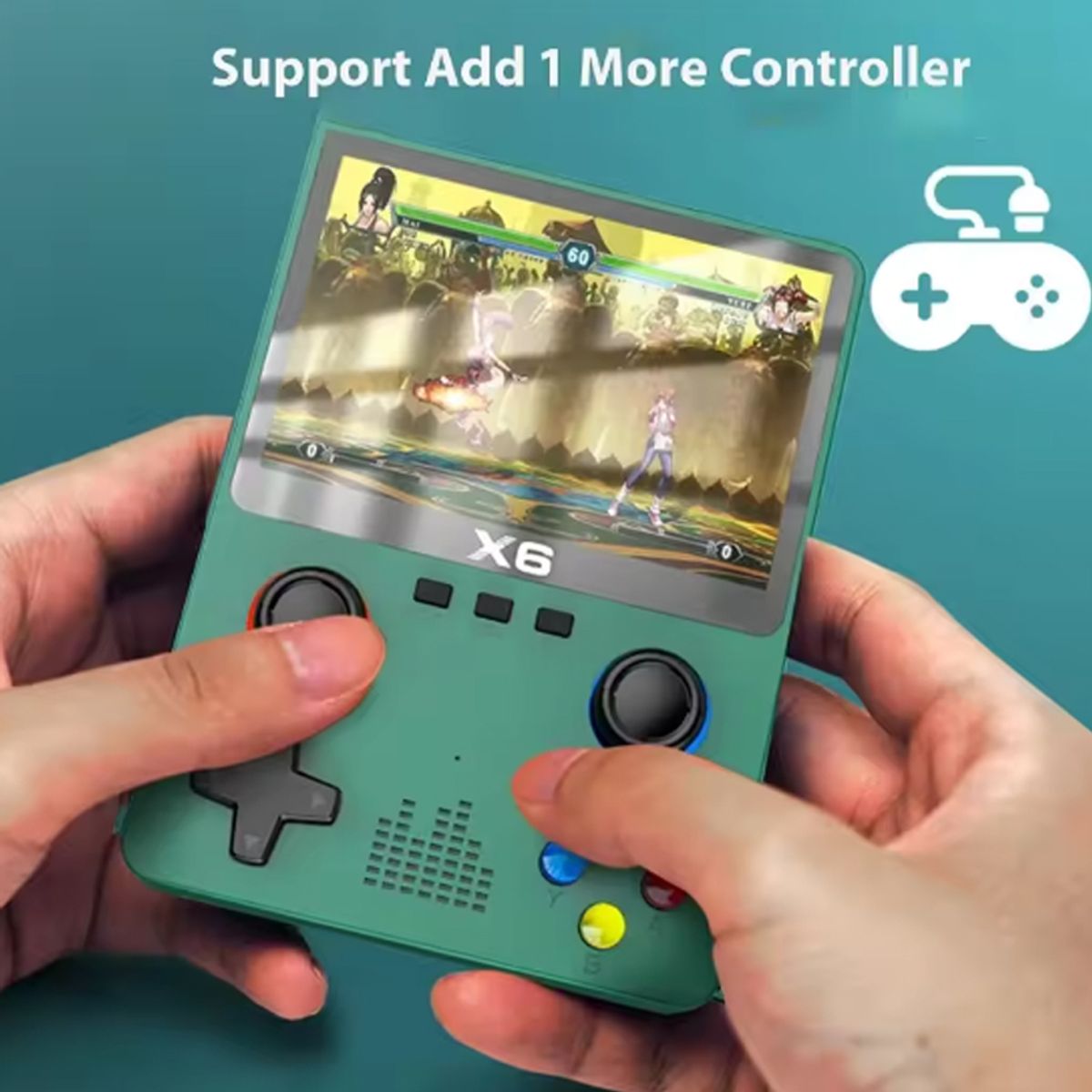 BRO TOUMI - Consola Portatil Retro Game X6 32G Morado