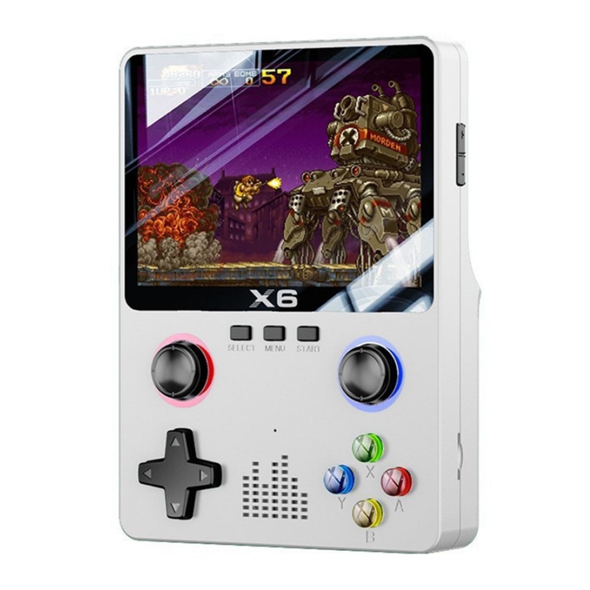 BRO TOUMI - Consola Portatil Retro Game X6 32G Blanco