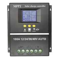 VERCI - Controlador Regulador Carga Solar 12243648 Vol Mppt 100 A