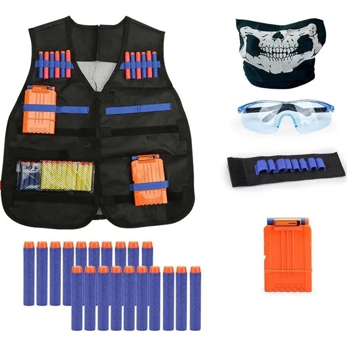 GENERICO - Kit De Chaleco Táctico Para Niños Para Nerf Guns N-strike El