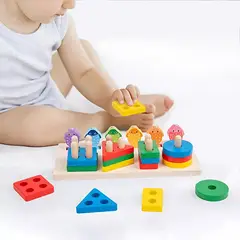 ATURE - Juego De Pesca Magnético Bloques De Construcción Para Niños