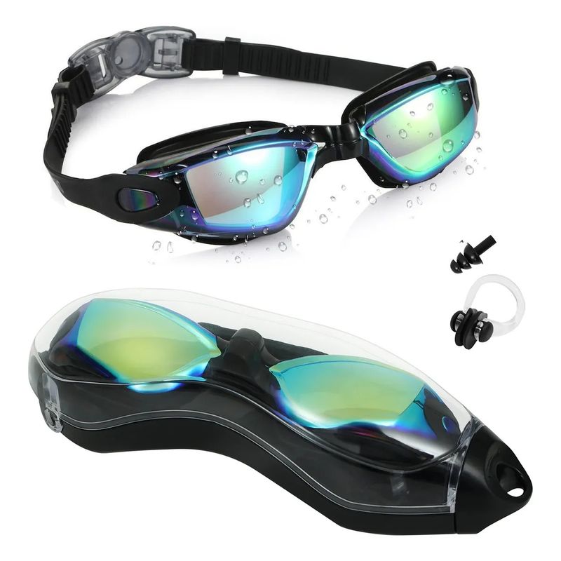 GENERICO - Lentes de Natación de Calidad Óptica y Protección UV
