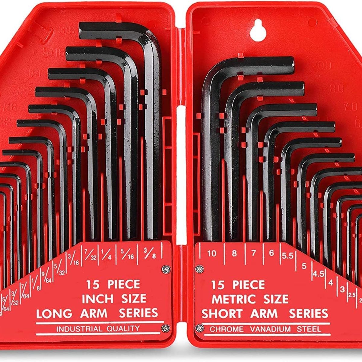 KUANGYE - Set Juego De Llaves Allen Hexagonales Herramientas 30 Piezas