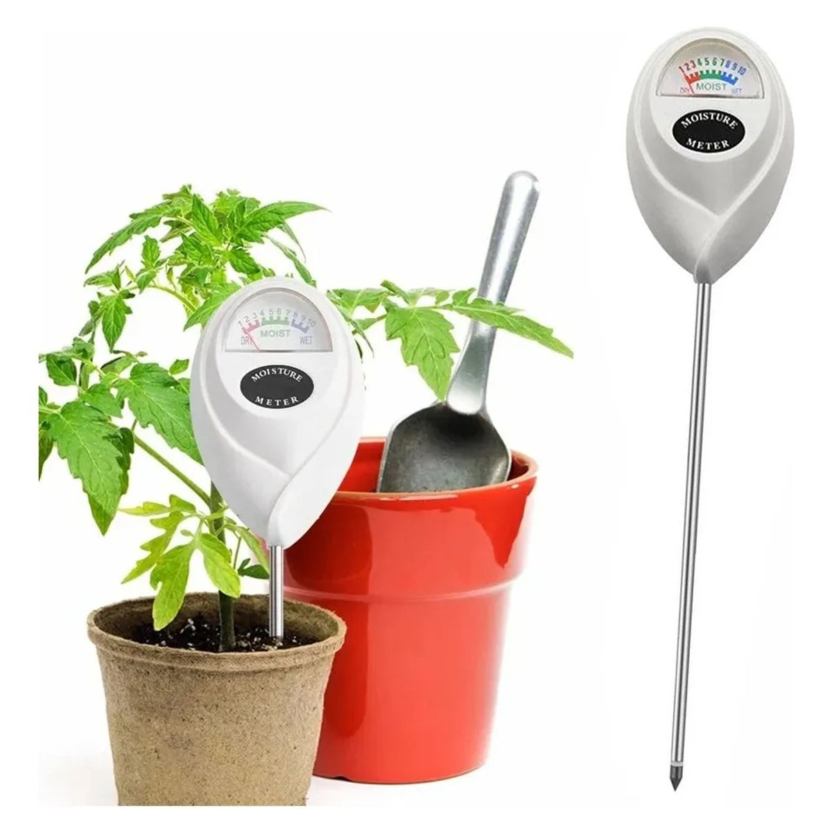 GENERICO - Medidor De Humedad Suelo Plantas Jardin