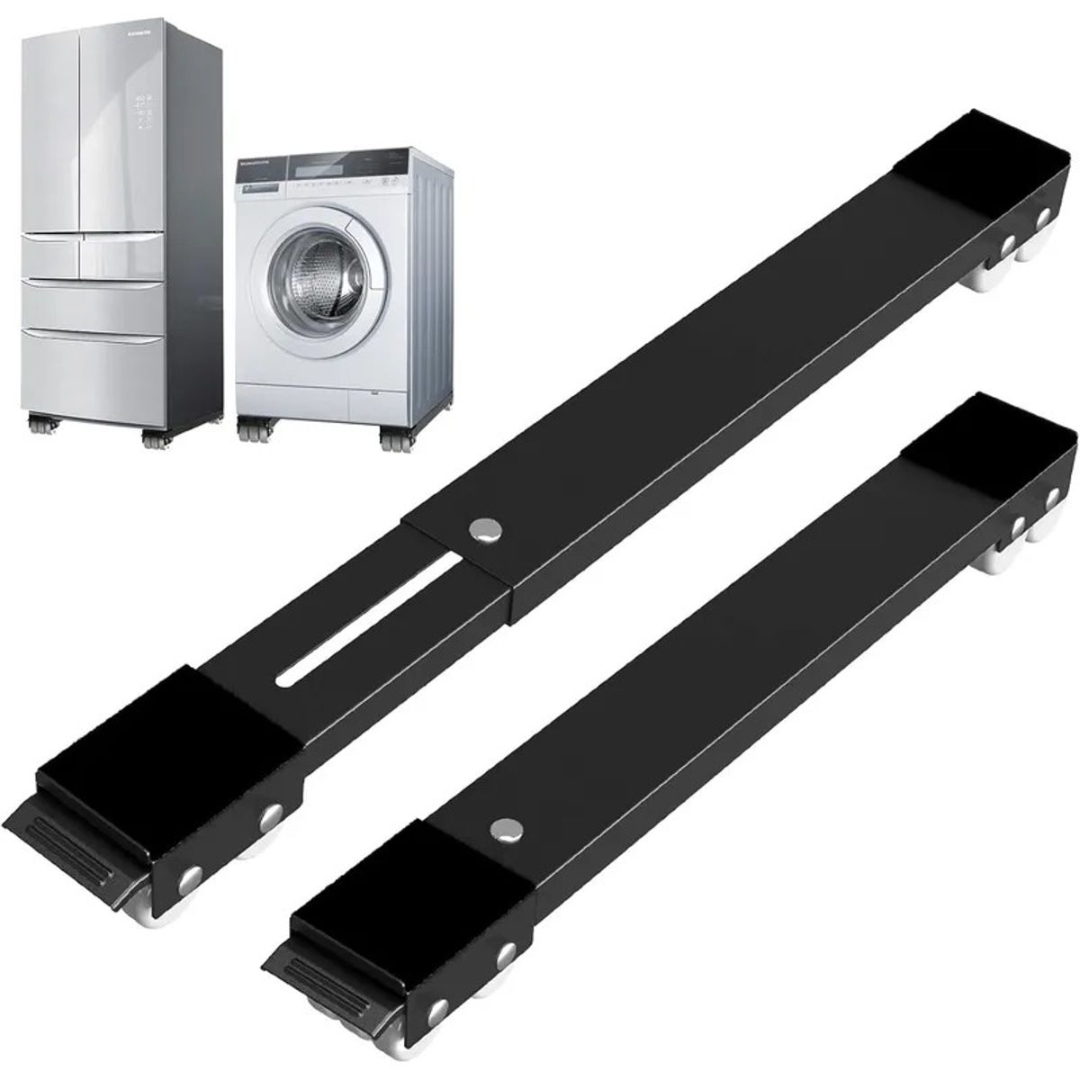 GENERICO - Base Soporte Con Ruedas Para Lavadora Refrigerador