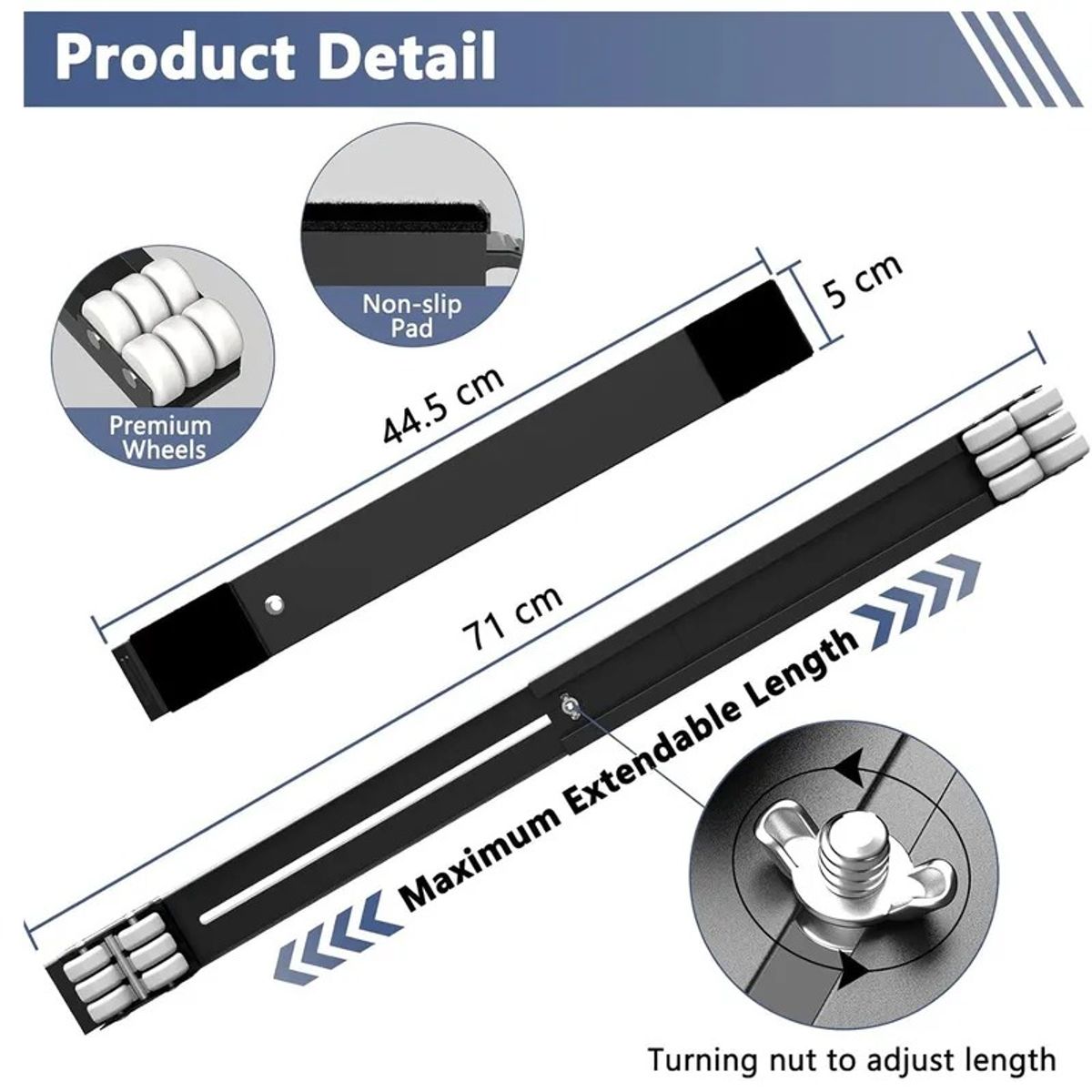GENERICO - Base Soporte Con Ruedas Para Lavadora Refrigerador