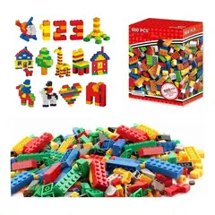 GENERICO - Bloques Juguete Clásica Bolsa De Construcción 500 Piezas