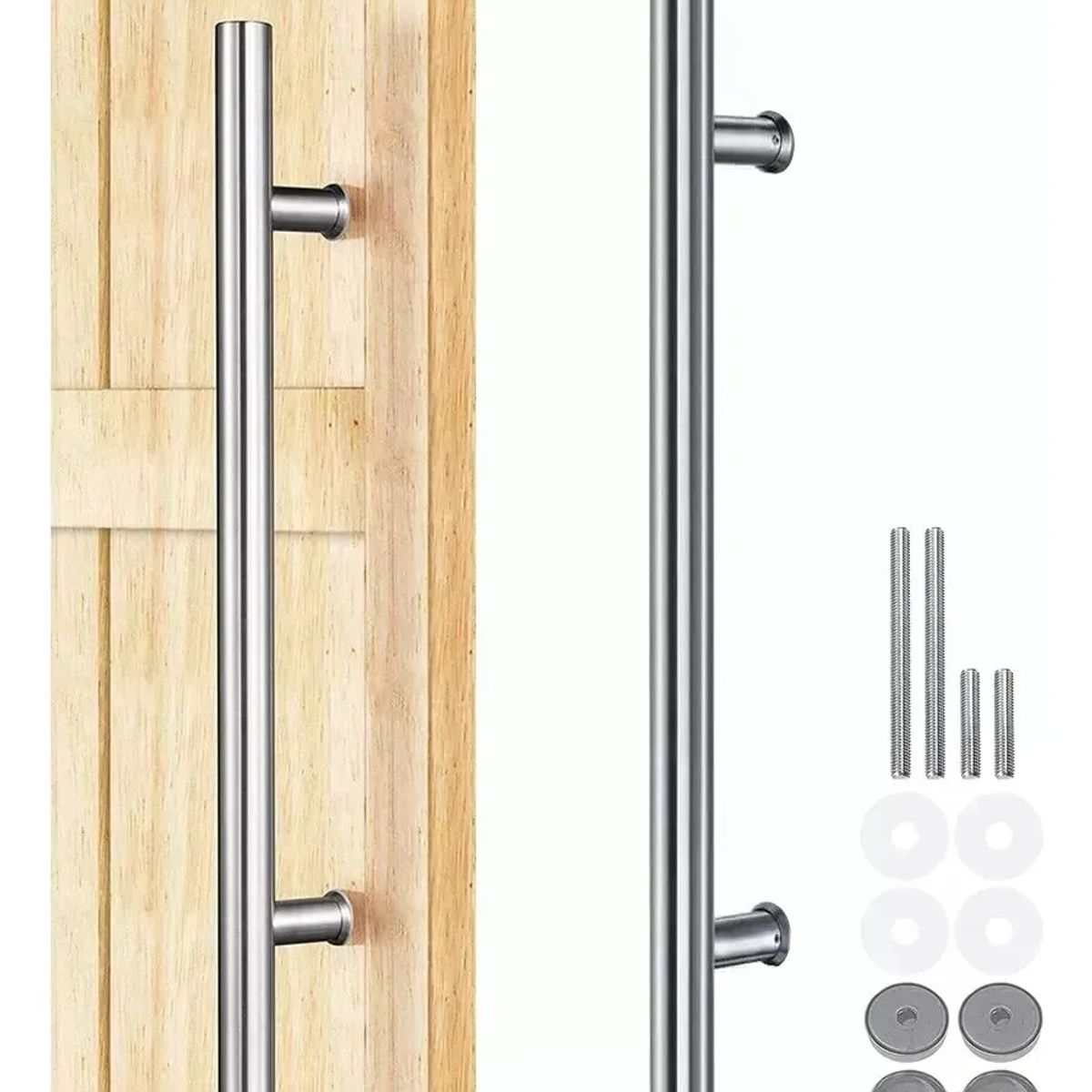 GENERICO - Manillon Puerta Acero Inoxidable 110cm Toda Clase De Puerta