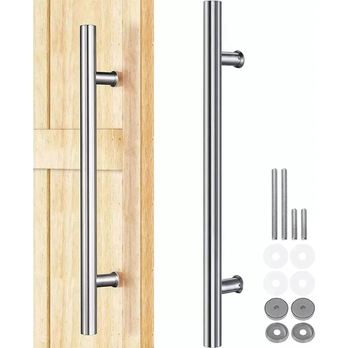 GENERICO - Manillon Puerta Acero Inoxidable 110cm Toda Clase De Puerta