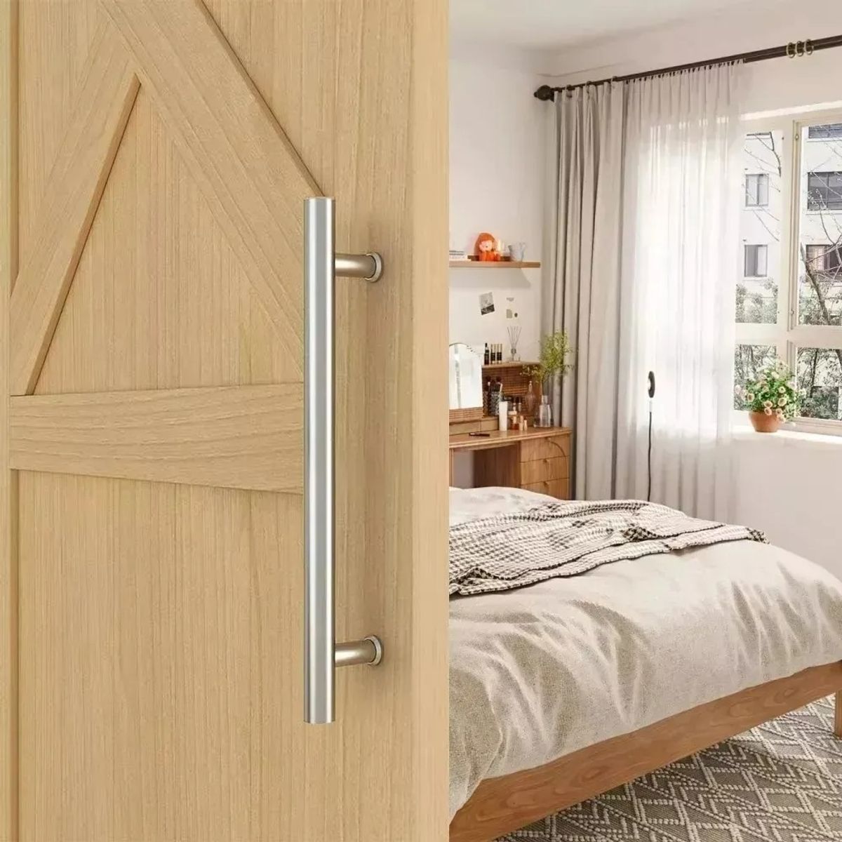 GENERICO - Manillon Puerta Acero Inoxidable 110cm Toda Clase De Puerta