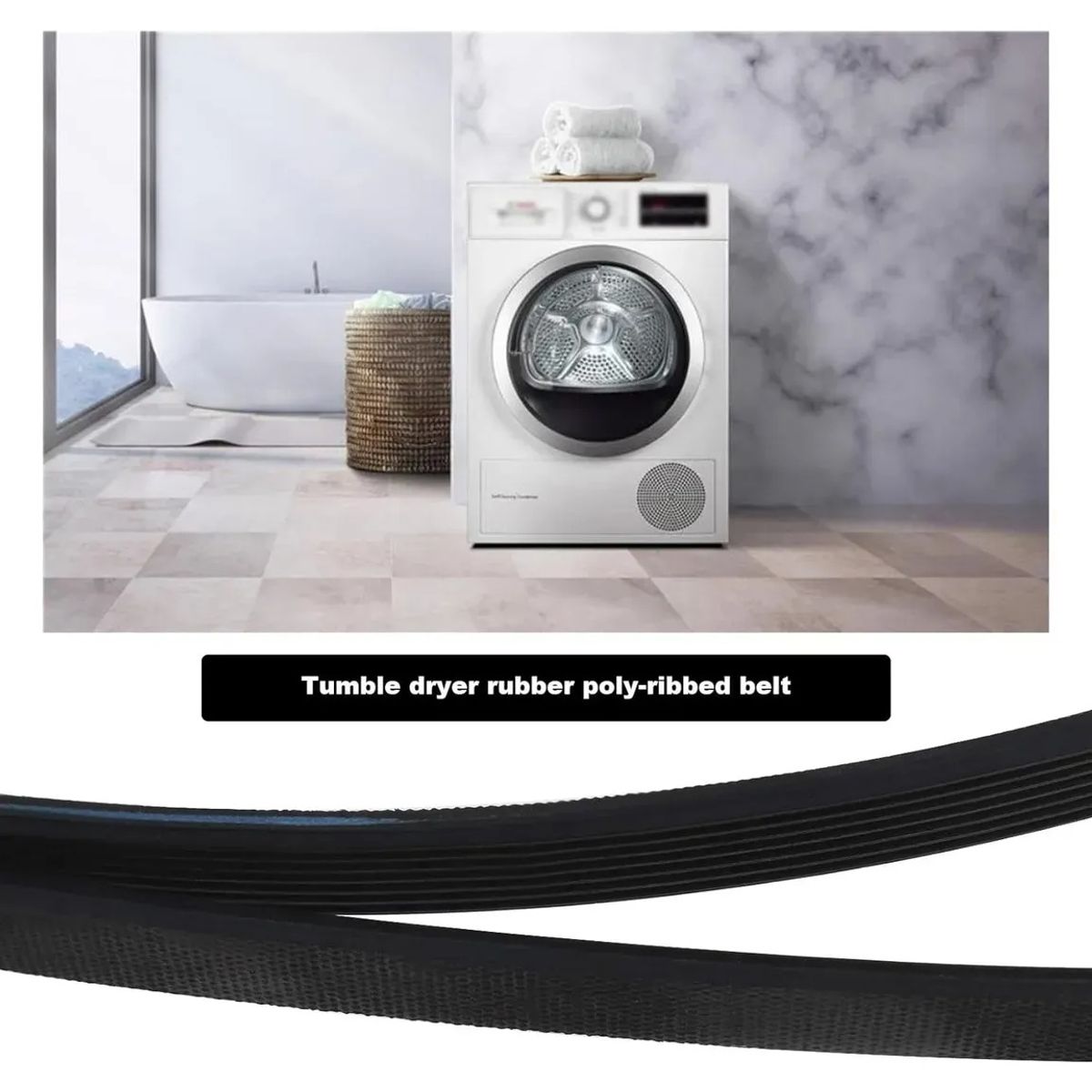 GENERICO - Correa Secadora De Ropa 7ph 1915 Para Mabe Daewoo