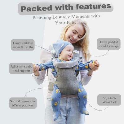 Imagen 2 del producto Portabebé De Viaje 4 En 1 Para Bebés Portátil Multifuncional