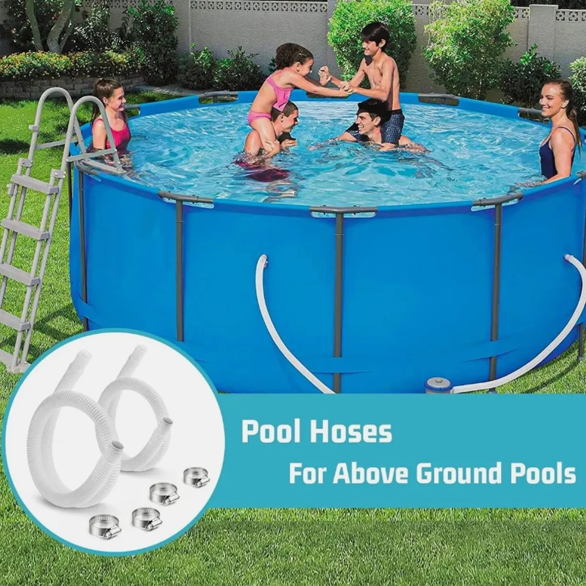 ATURE - 2 Manguera Filtro Para Piscina Intex Bestway Universal 150cm