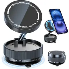 KUANGYE - Soporte Magnético Para Aspirador De Teléfono Móvil Para Coch