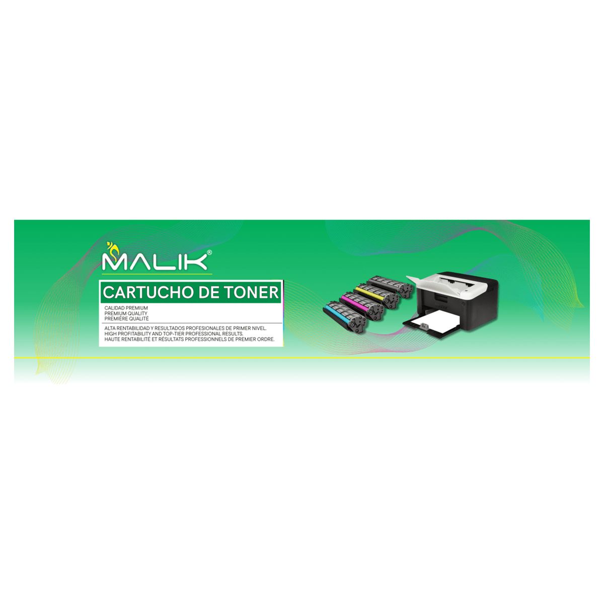 MALIK - Toner compatible para Hp 12A Negro Q2612A Laserjet 1022nw