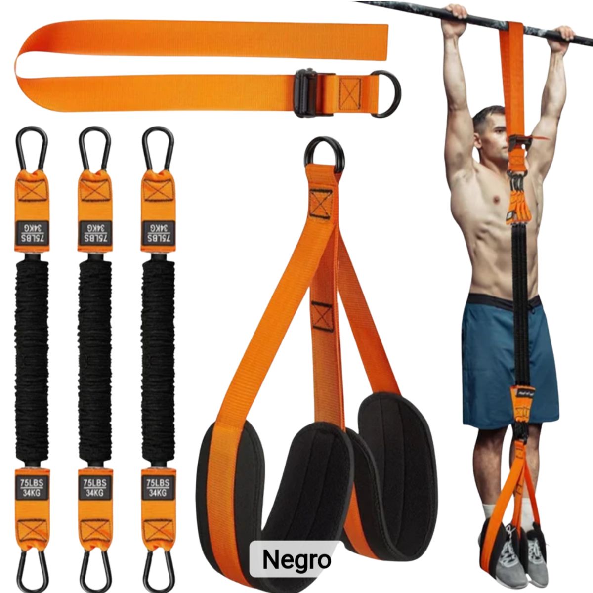 GENERICO - Bandas De Asistencia Para Dominadas Con Estribos Ejercicios