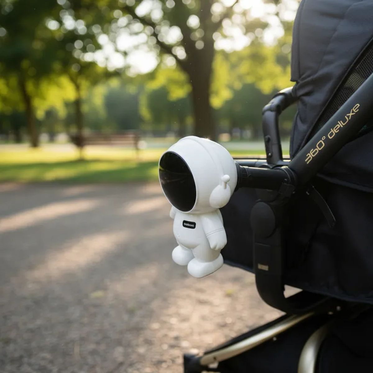 BEBESIT - Mecedora para Coches Bouncers y Cunas Bebes Astro Blanco