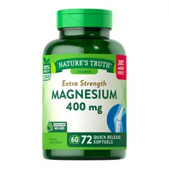 NATURE'S TRUTH - Magnesio 400mg 72 Capsulas Blandas