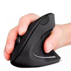 CRUSEC - Raton Vertical Mouse Inalambrico Ergonomico Gamer 24g USB