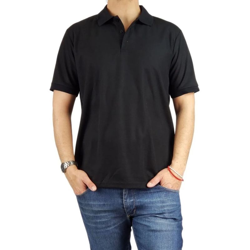 MPROPIA - Polera Piqué Hombre Premium Textura Suave. 3 Botones Uv  001