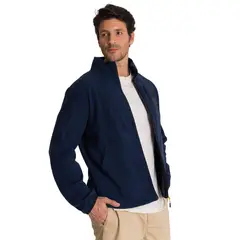 CAT - Polar Microfleece Full Zip Hombre Azul Petroleo