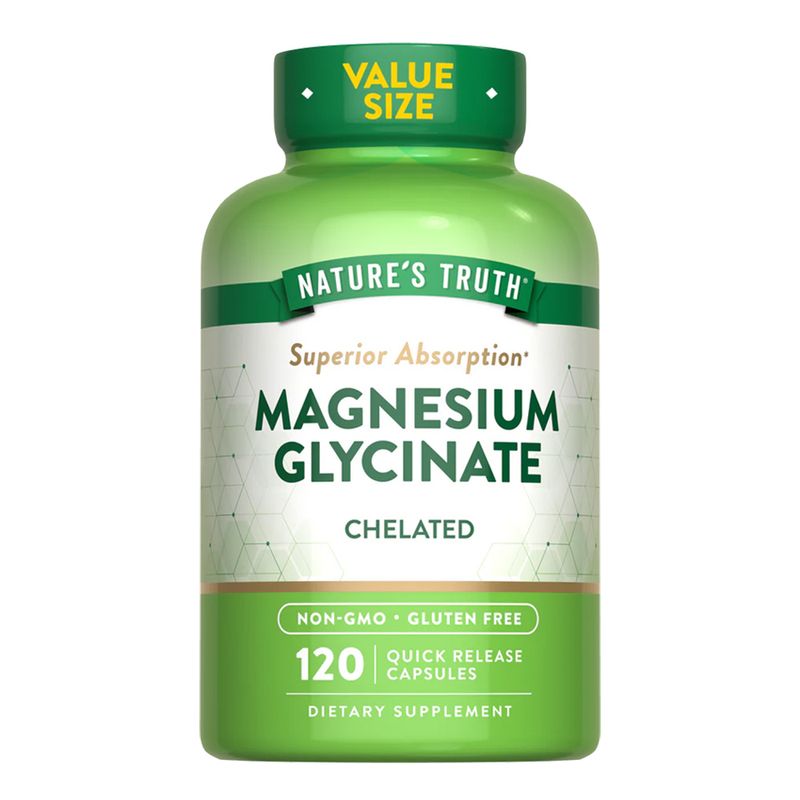 NATURE'S TRUTH - Magnesio Glicinato 665mg 120 Capsulas Nature's Truth