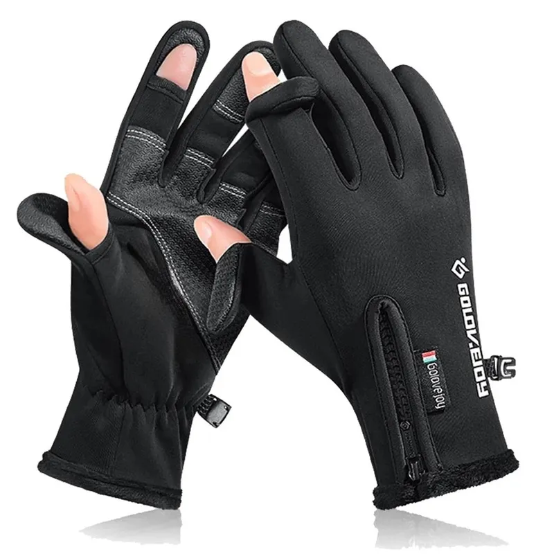 OMAS - Guantes Térmicos Dedos Libres Touch Antideslizantes