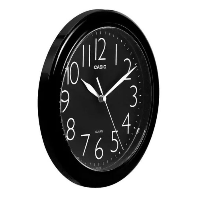 CASIO - RELOJ DE PARED CASIO IQ-05-1DF NEGRO