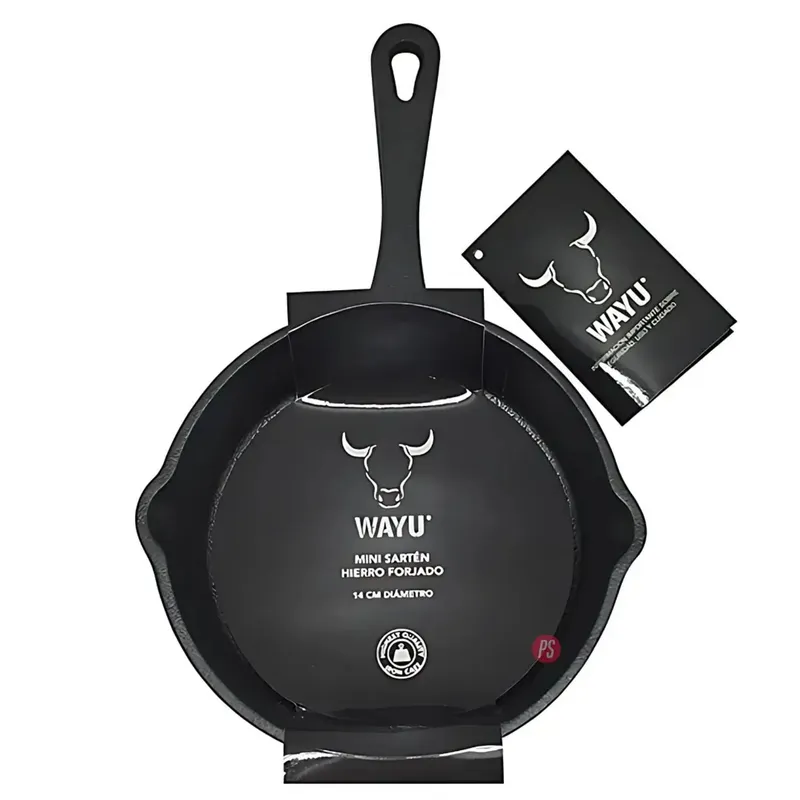 WAYU - Sartén De Hierro Fundido 14cms Iron Cast Pro Wayu - PS